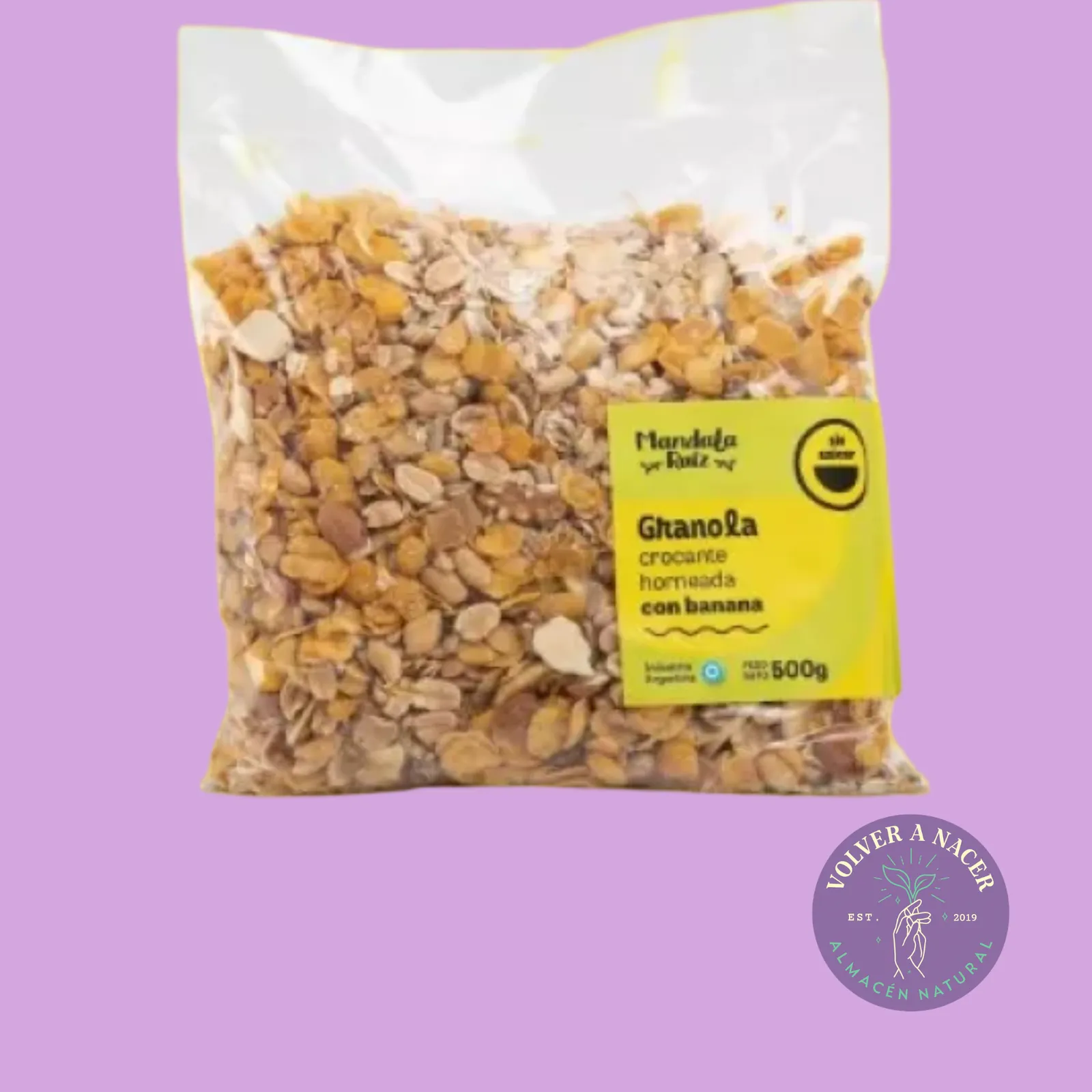 Granola sin azúcar Mandala de Raiz Banana x 100 gr