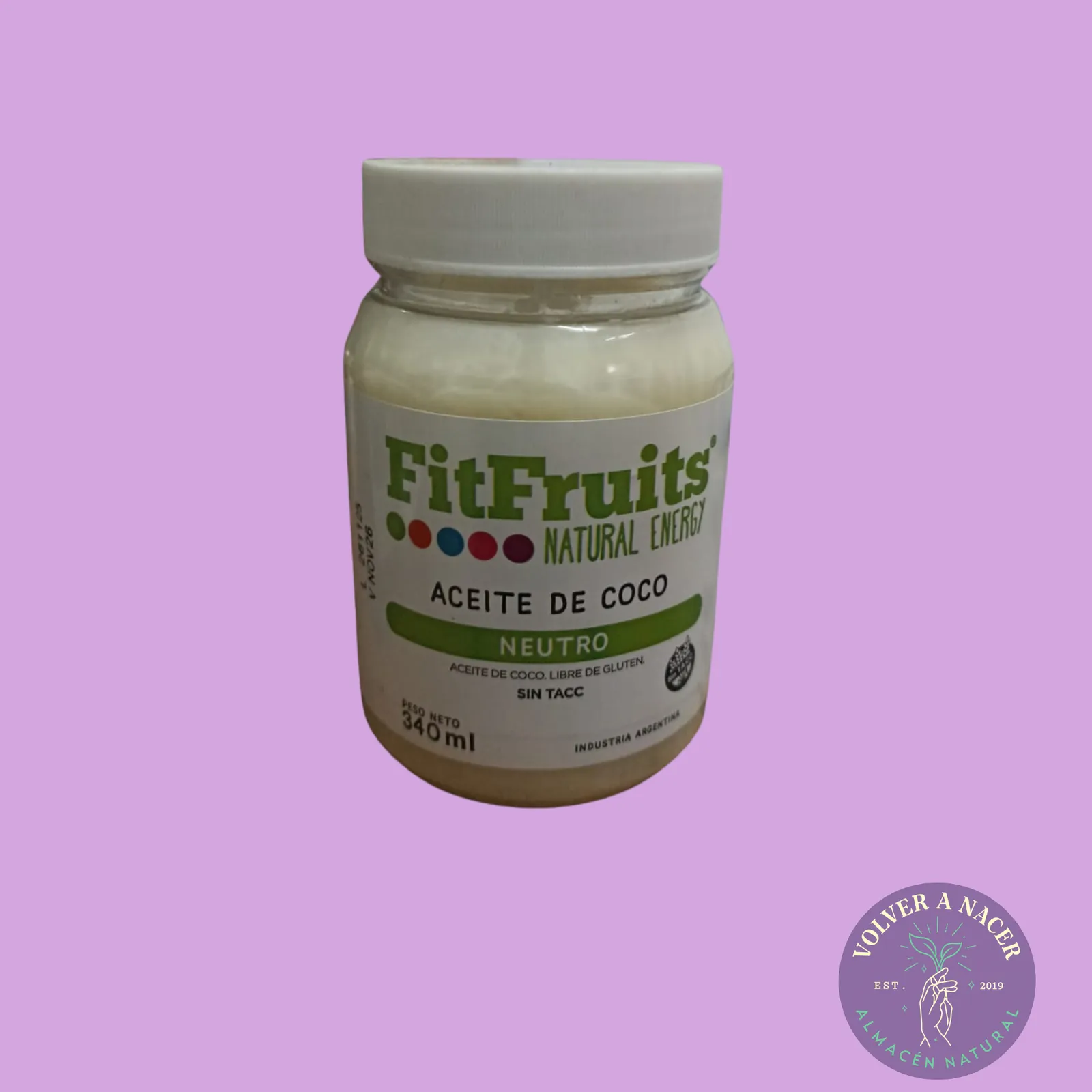 Aceite de coco Fitfruits x360gr