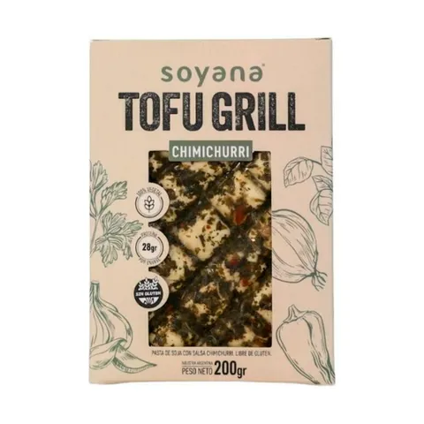 Tofu Grill soyana saborizada Barbacoa x200gr