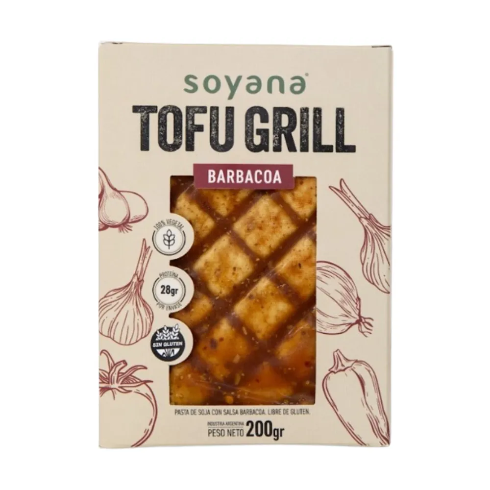 Tofu Grill soyana saborizado Chimichurri x200gr