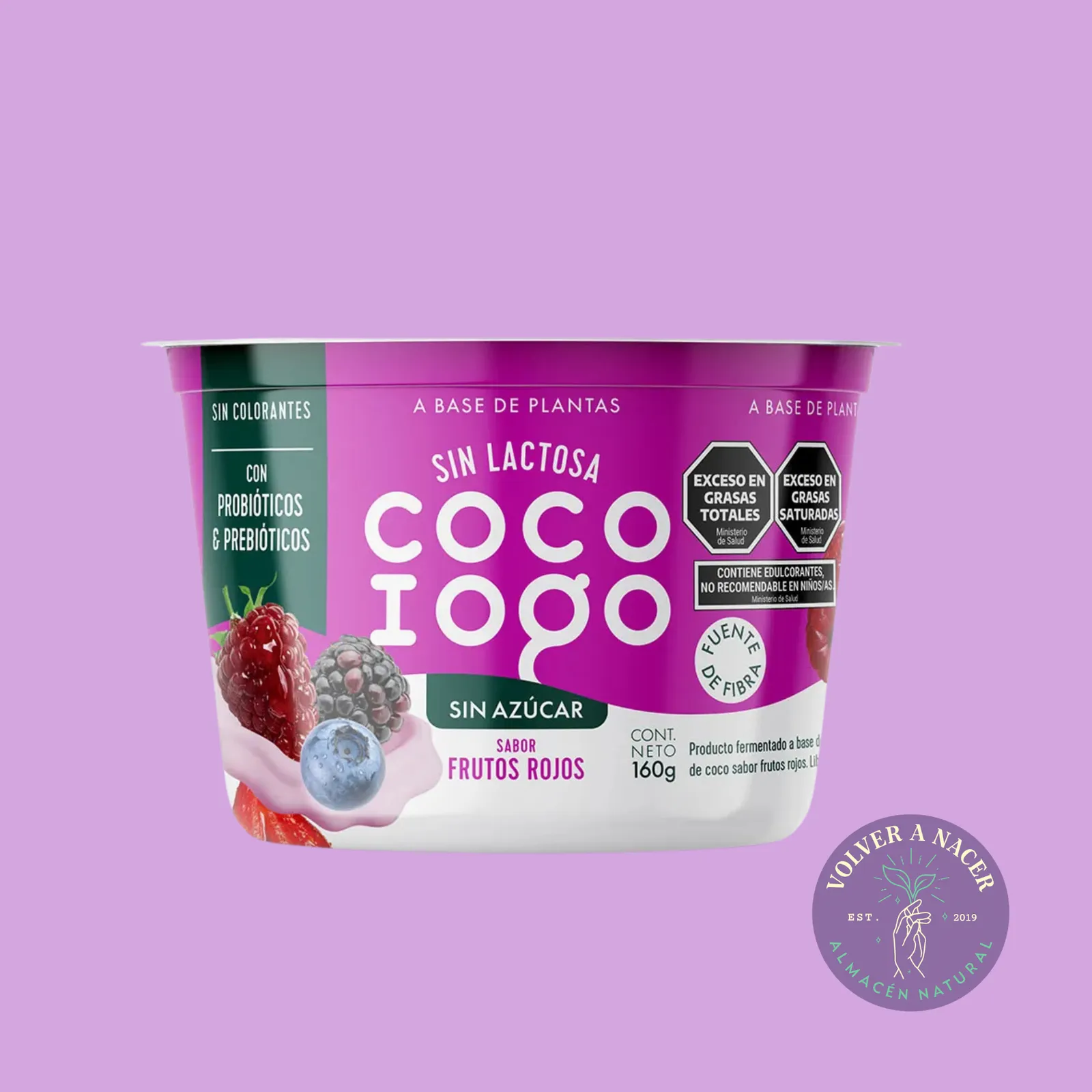Coco Iogo - Yogur de coco con frutos del bosque x140 gr