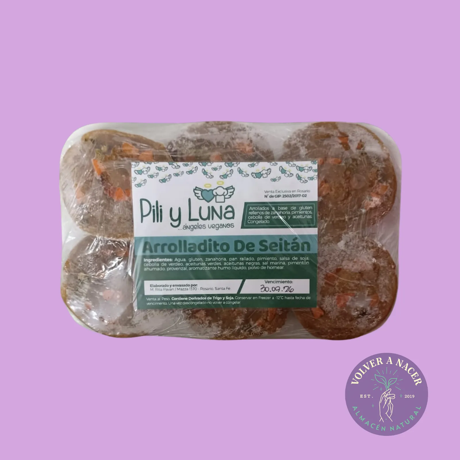 Pili y Luna Arrolladito de Seitan