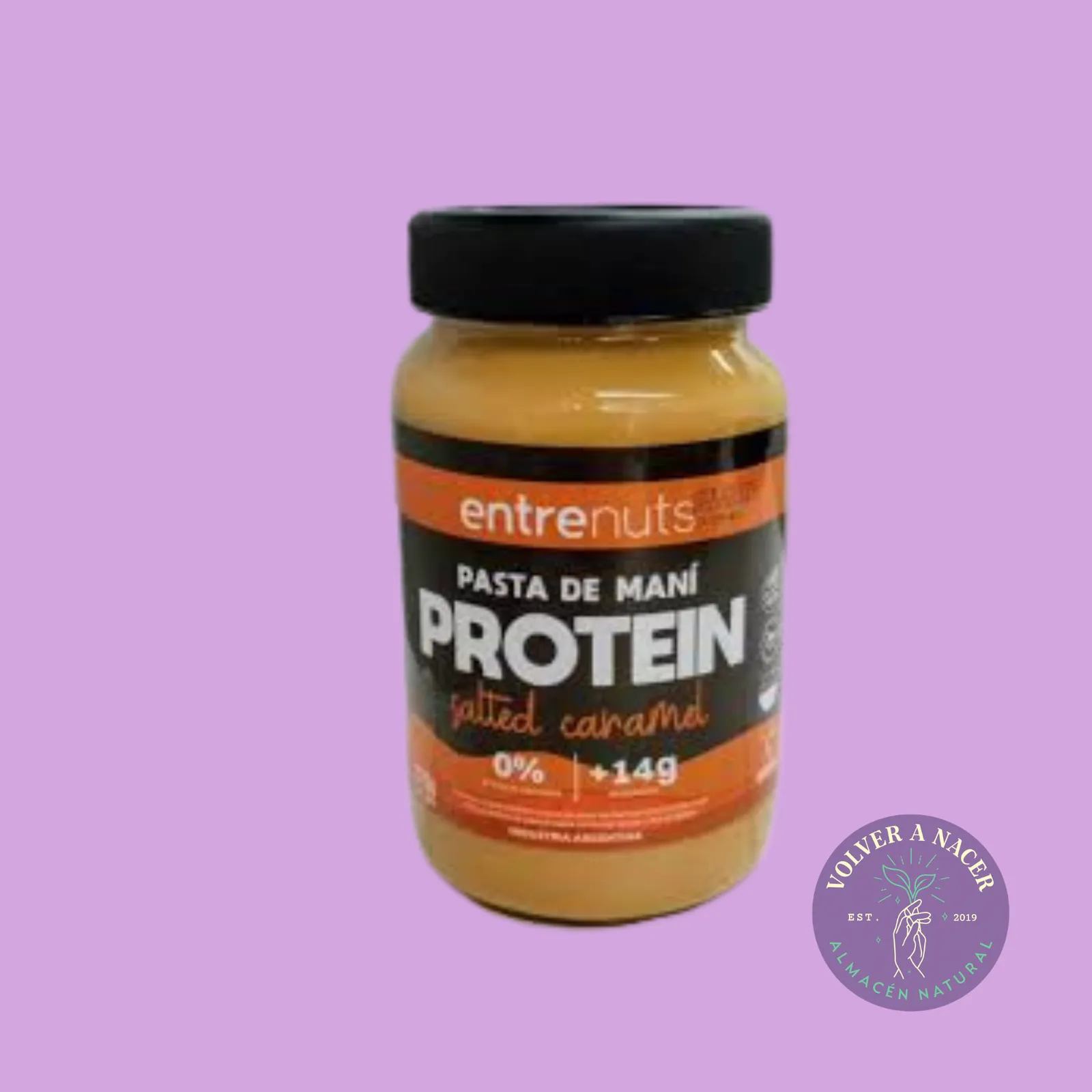Pasta de mani Entrenuts Proteica Saltedcaramel  x370 gr