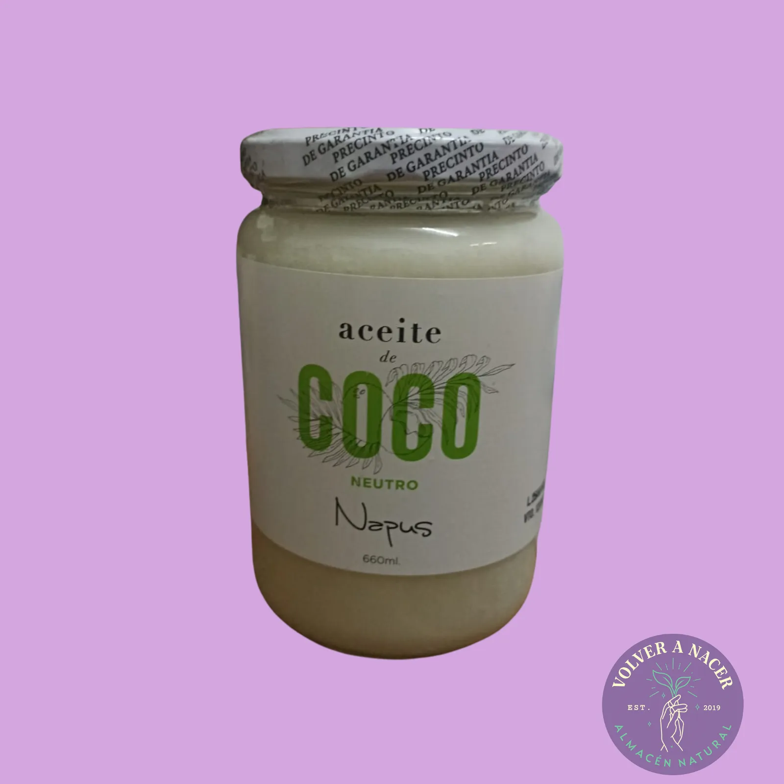 Aceite de coco Napus Neutro x660gr